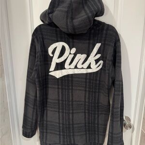 Victoria's Secret Black and Gray Teddy Jacket